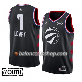 Camiseta Niños NBA Toronto Raptors Kyle Lowry 7 2019 All-Star Jordan Brand Negro Swingman